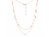 Blue Chalcedony Necklace BLX-RDN-388.