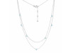 Blue Chalcedony Necklace BLX-RDN-388.
