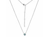 Blue Chalcedony Necklace BLX-RDN-464.