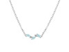 Blue Chalcedony & White Topaz Necklace BLX-RDN-460.