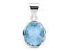 Blue Topaz Pendant BTZ-1-1