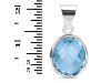 Blue Topaz Pendant BTZ-1-1