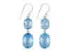 Blue Topaz Earring BTZ-3-3