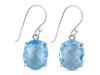 Blue Topaz Earring BTZ-3-4