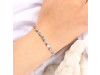 Blue Topaz Bracelet BTZ-RDB-116-CUT.