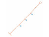 Blue Topaz Bracelet BTZ-RDB-171.