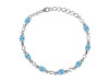 Blue Topaz Bracelet BTZ-RDB-3-A.