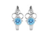 Blue Topaz Stud Earring BTZ-RDE-16.