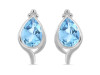 Blue Topaz Stud Earring BTZ-RDE-26.