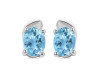 Blue Topaz Stud Earring BTZ-RDE-28.