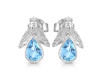 Blue Topaz Stud Earring BTZ-RDE-33.