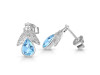 Blue Topaz Stud Earring BTZ-RDE-33.
