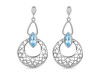 Blue Topaz Earring BTZ-RDE-64.