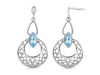 Blue Topaz Earring BTZ-RDE-64.