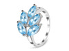 Blue Topaz Ring BTZ-RDR-8.