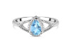 Blue Topaz Ring BTZ-RDR-11.