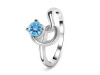 Blue Topaz Ring BTZ-RDR-15.