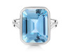 Blue Topaz Ring BTZ-RDR-1847.