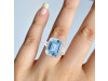 Blue Topaz Ring BTZ-RDR-1847.