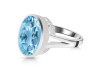 Blue Topaz Ring BTZ-RDR-1897.