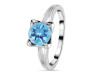 Blue Topaz Ring BTZ-RDR-19.