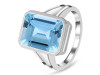 Blue Topaz Ring BTZ-RDR-1917.