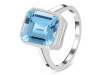 Blue Topaz Ring BTZ-RDR-1927.