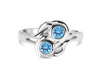 Blue Topaz Ring BTZ-RDR-21.