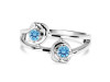 Blue Topaz Ring BTZ-RDR-22.