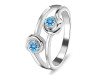 Blue Topaz Ring BTZ-RDR-22.