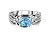 Blue Topaz Ring BTZ-RDR-24.