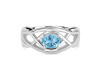 Blue Topaz Ring BTZ-RDR-26.