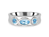 Blue Topaz Ring BTZ-RDR-29.