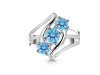 Blue Topaz Ring BTZ-RDR-37.