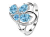 Blue Topaz Ring BTZ-RDR-38.