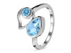 Blue Topaz Ring BTZ-RDR-39.