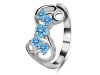 Blue Topaz Ring BTZ-RDR-40.