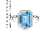 Blue Topaz Ring BTZ-RDR-1752.