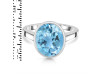 Blue Topaz Ring BTZ-RDR-1806.