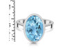 Blue Topaz Ring BTZ-RDR-1892.