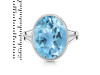 Blue Topaz Ring BTZ-RDR-1897.