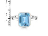 Blue Topaz Ring BTZ-RDR-1926.