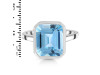 Blue Topaz Ring BTZ-RDR-1927.