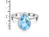 Blue Topaz Ring BTZ-RDR-2764.