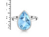Blue Topaz Ring BTZ-RDR-2853.