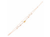 Citrine  Raw Crystal & White Topaz Bracelet CIT-RDB-168.