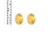 Citrine Stud Earring CIT-RDE-1374.