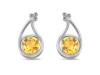 Citrine Stud Earring CIT-RDE-19.