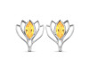 Citrine Stud Earring CIT-RDE-24.