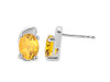 Citrine Stud Earring CIT-RDE-28.